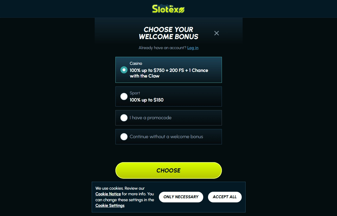 Slotexo Casino