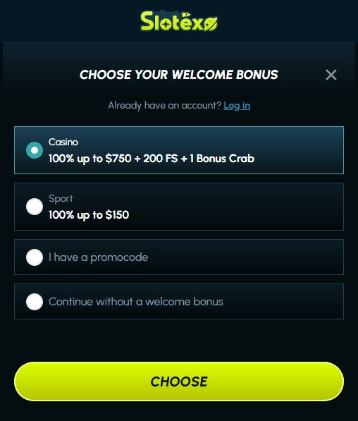 Slotexo Casino